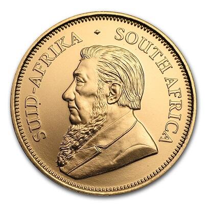 Krugerrand anniversaire or 1 once - Tube de 10 - 2017 - South African Mint