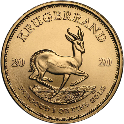 Krugerrand or 1 once - Tube de 10 - 2020 - South African Mint