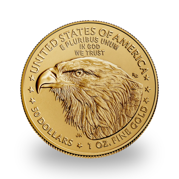 American Eagle (nouveau design) or 1 once - Tube de 10 - 2021 - US Mint