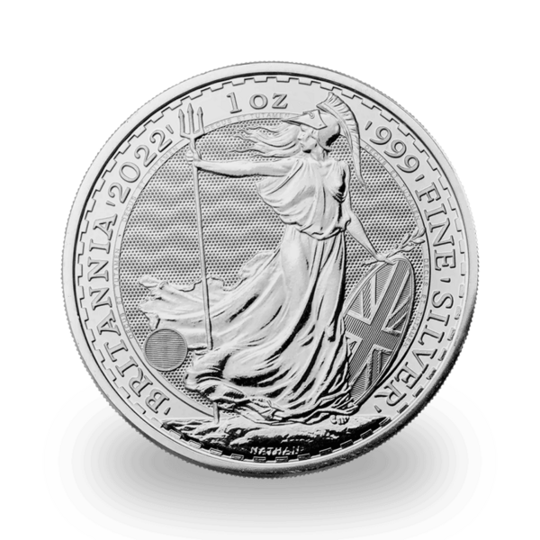 Britannia argent 1 once - Monster box de 500 - 2022 - The Royal Mint