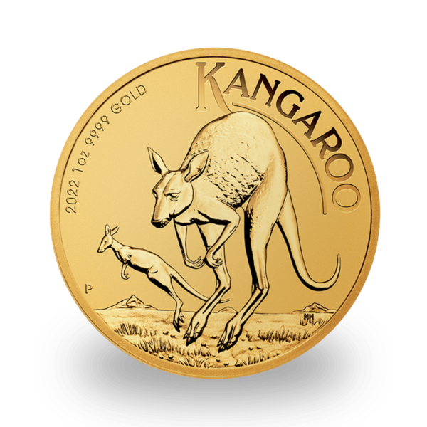 Kangourou or 1 once - Tube de 10 - 2022 - Perth Mint