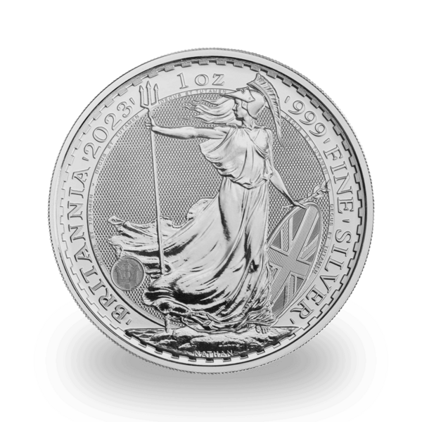 Britannia argent 1 once - Monster box de 500 - 2023 - The Royal Mint