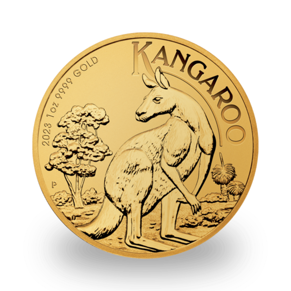 Kangourou or 1 once - Tube de 10 - 2023 - Perth Mint