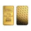 Lingot d'or  100 grammes - Crédit Suisse