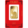 Lingot d'or Lunar Rooster 1 once - 2017 - PAMP