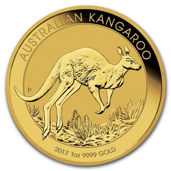 Kangourou or 1 once - Tube de 10 - 2017 - Perth Mint