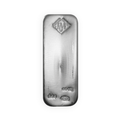 Lingot d'argent 100 onces | Johnson Matthey