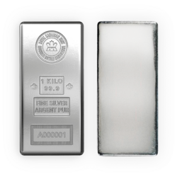 Lingot d'argent 1 kilogramme | Royal Canadian Mint