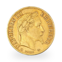 Pièce d'or 10 Francs Napoléon III Tête Laurée | Années mixtes