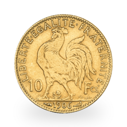 10 Francs Marianne Coq or | Années mixtes