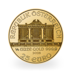 Pièce d'or Philharmonique 1/4 onces | 2026 | Austrian Mint