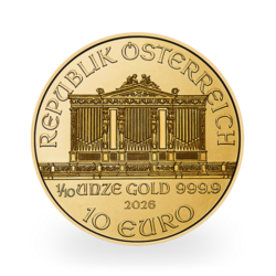 Pièce d'or Philharmonique 1/10 onces | 2026 | Austrian Mint
