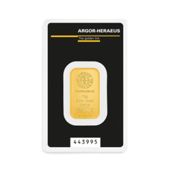 Lingot d'or Kinebar 10 grammes | Argor-Heraeus