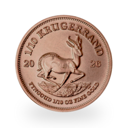 Pièce d'or Krugerrand 1/10 onces | 2026 | South African Mint