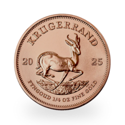 Pièce d'or Krugerrand 1/4 onces | 2026 | South African Mint