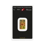 Lingot d'or Kinebar 5 grammes | Argor-Heraeus