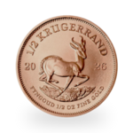 Pièce d'or Krugerrand 1/2 onces | 2026 | South African Mint