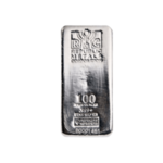 Lingot d'argent 100 onces | Republic Metals Corporation