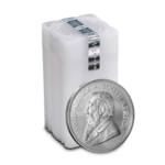 Pièce d'argent Krugerrand 1 once | Tube de 25 | 2026 | South African Mint