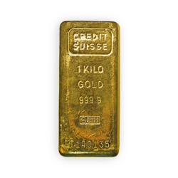 Lingot d'or 1 kilogramme - Crédit Suisse