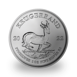 Krugerrand argent 1 once - Monster box de 500 - 2022 - South African Mint