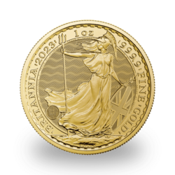 Britannia (roi Charles III) or 1 once - Tube de 10 - 2023 - The Royal Mint