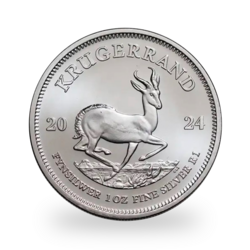 Krugerrand argent 1 once - Monster box de 500 - 2024 - South African Mint