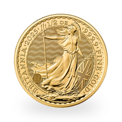 Britannia or 1/2 onces | 2025 | The Royal Mint