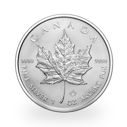 Maple Leaf argent 1 once - Monster Box de 500 - 2025 - Royal Canadian Mint