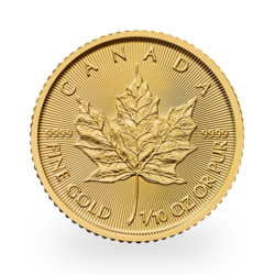 Maple Leaf or 1/10 onces | 2025 | Royal Canadian Mint