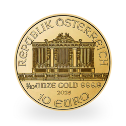 Philharmonique or 1/10 onces - 2025 - Austrian Mint