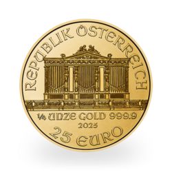 Philharmonique or 1/4 onces | 2025 | Austrian Mint