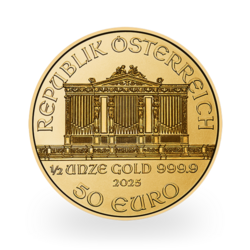 Philharmonique or 1/2 onces | 2025 | Austrian Mint