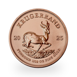 Krugerrand or 1/10 onces - 2025 - South African Mint