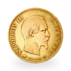 10 Francs Napoléon III Tête Nue or | Années mixtes