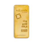 Lingot d'or coulé 1 kilogramme - Valcambi