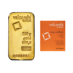 Lingot d'or coulé 250 grammes | Valcambi