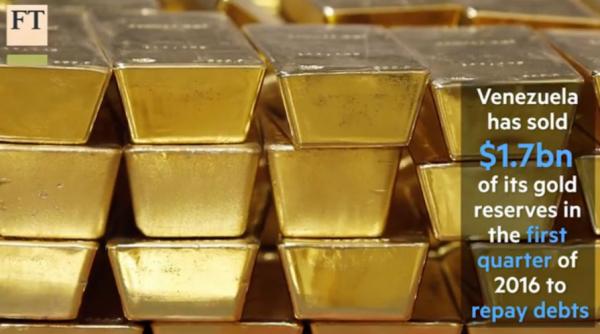Le Vénézuéla a vendu 1,7 milliards d'or au premier trimestre 2016